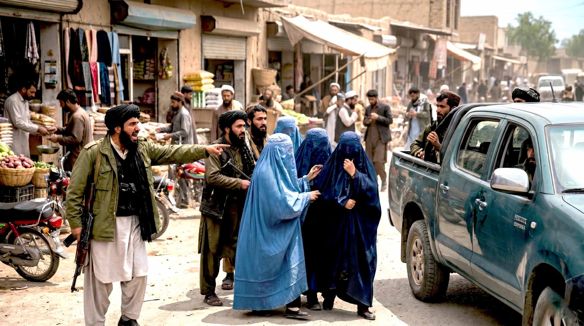 Taliban Detain Several Women During Eid Shopping